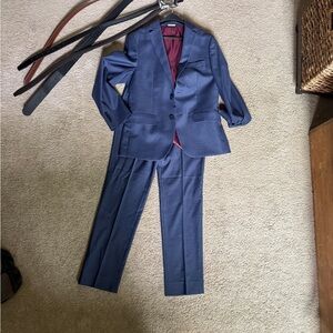 Joseph Abboud SLIM navy Wool Blend Suit Set